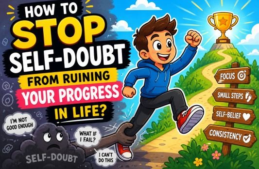 How to stop self-doubt from ruining your progress in life?