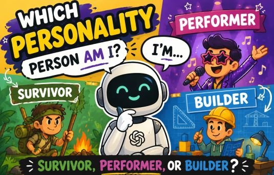 Which Personality person are you? Survivor, Performer, or Builder?