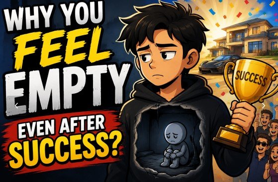 Why You Feel Empty Even After Success? Sad Reality